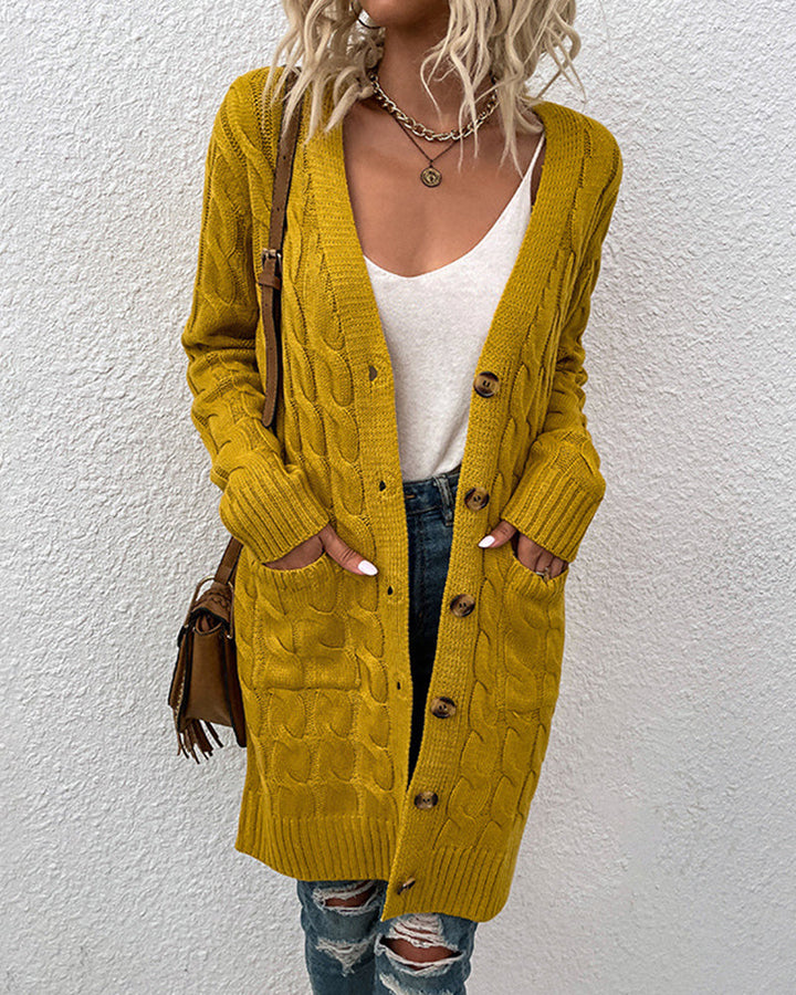 Drune | Langärmelige Strickjacke
