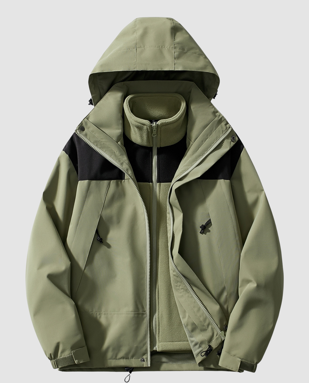 Warme Damen Winterjacke Fleece | Drune