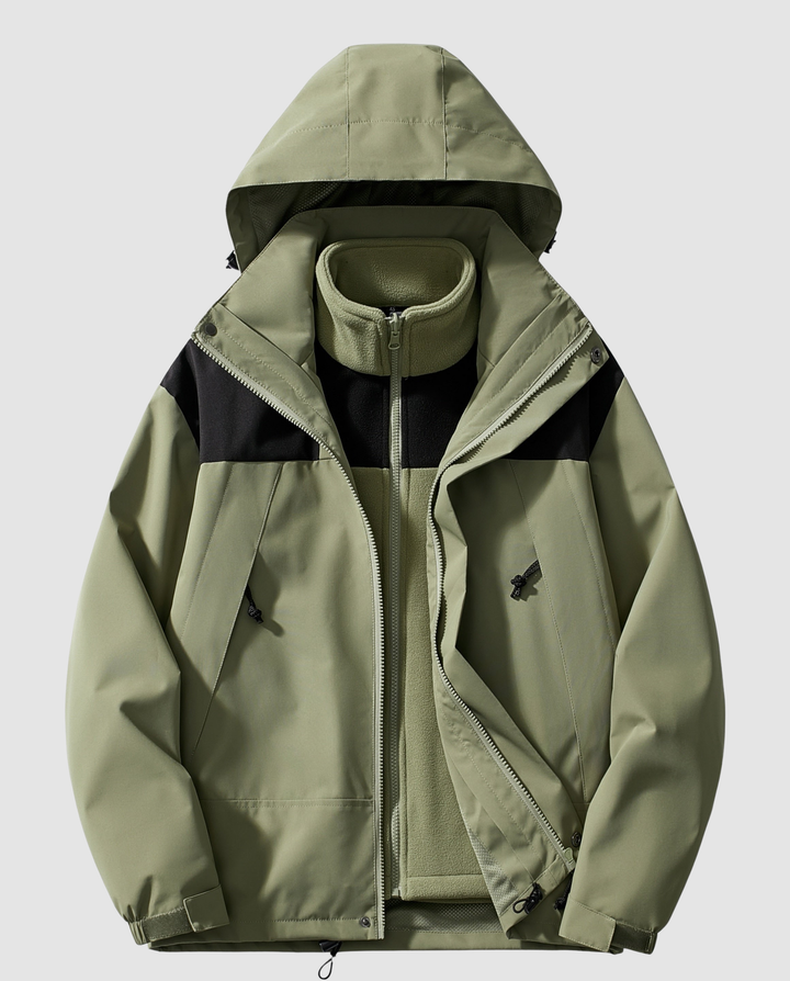 Warme Damen Winterjacke Fleece | Drune