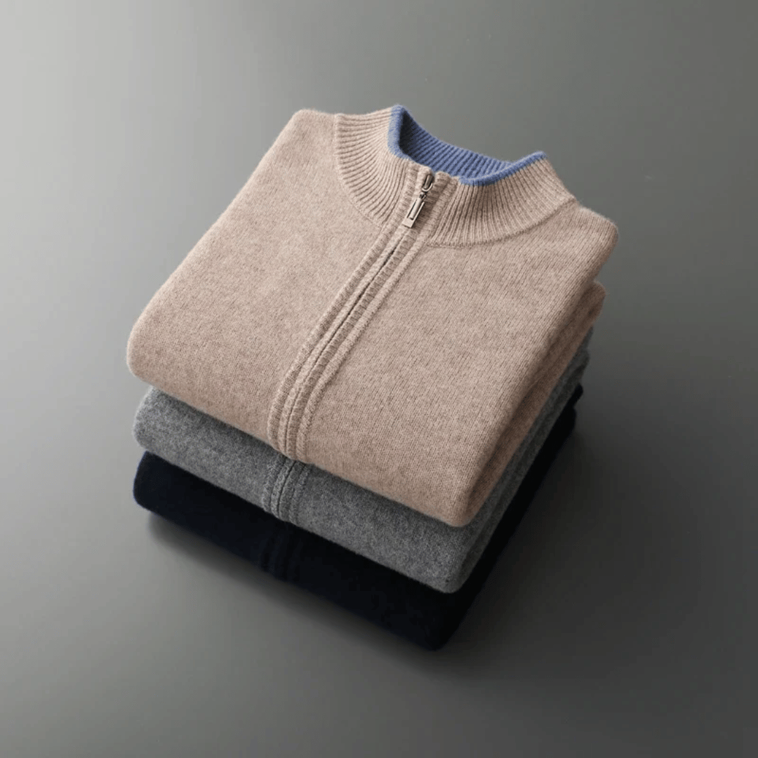 Drune | Kaschmir Zip Jacke