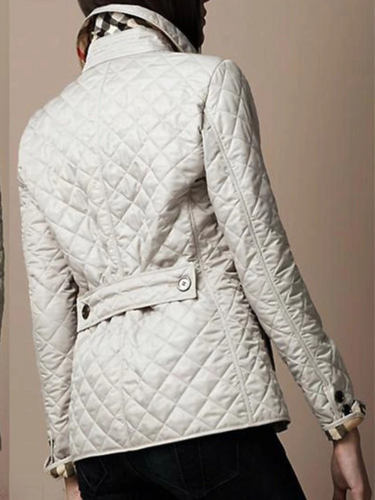 Drune | Kurze Gesteppte Damenjacke Mit Knöpfen Und Kragen, Elegant