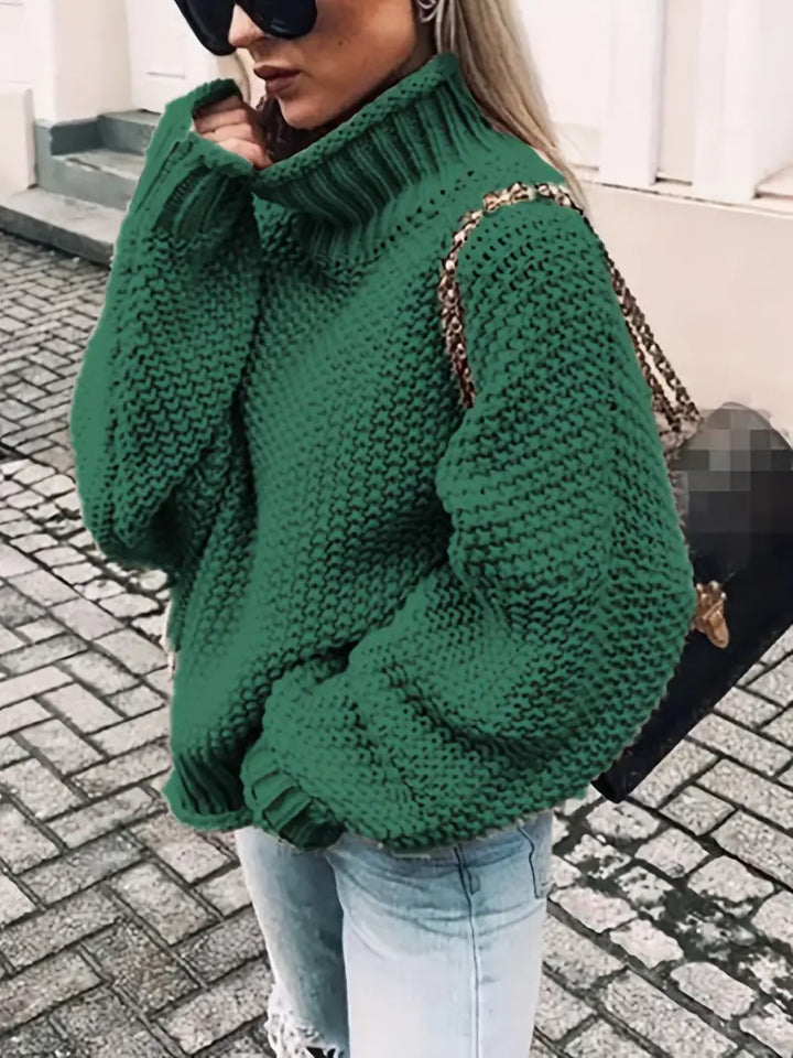Drune | Einfarbiger Rollkragenpullover