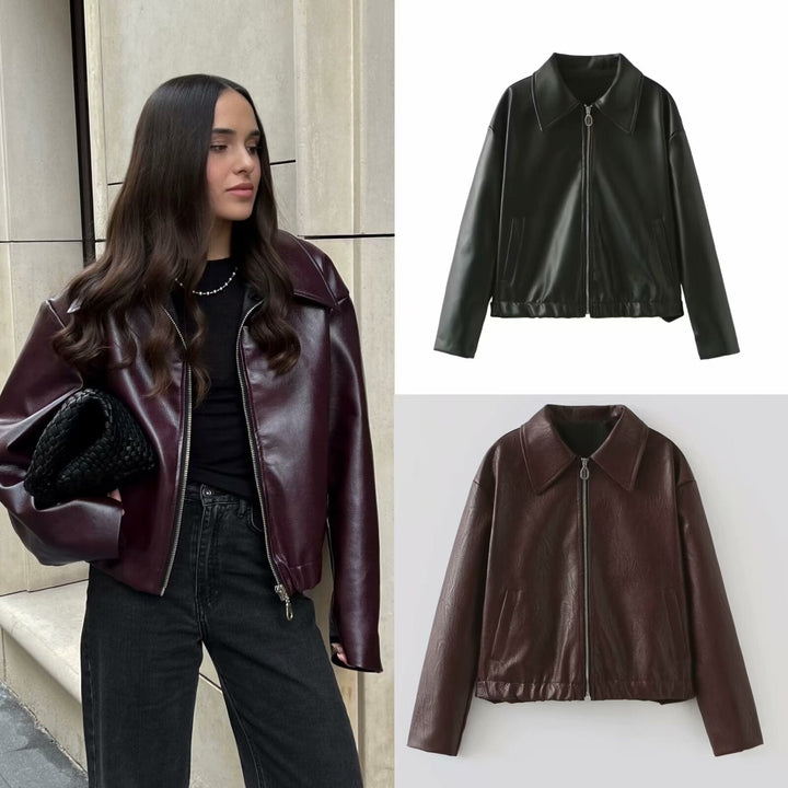 Drune | Elegante Lederjacke