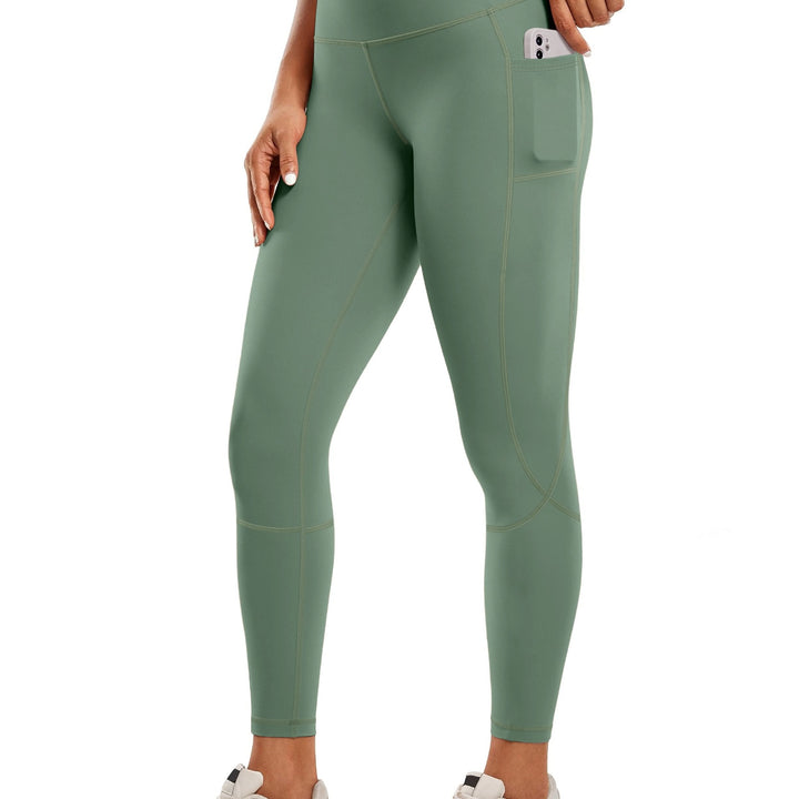 Drune | Schnell Trocknende Damen Yogalegging Mit Hohem Bund Und Tasche
