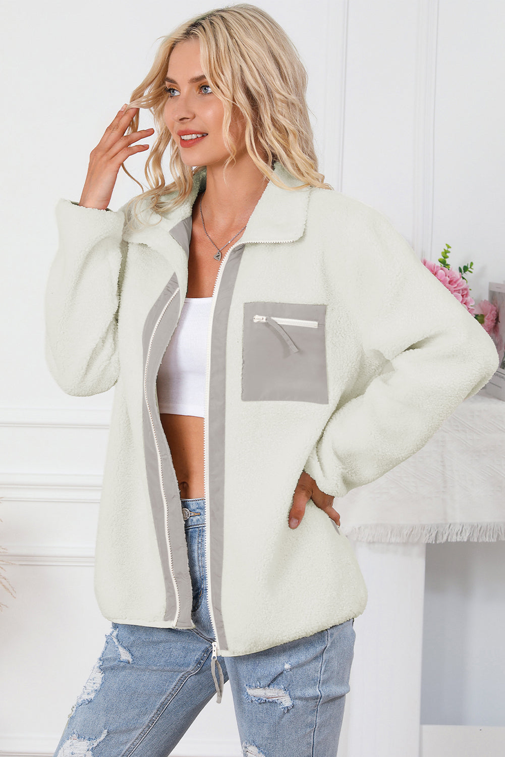 Drune | Weiche Fleecejacke mit Reißverschluss Praktisch und Warm Perfekt Für Den Alltag