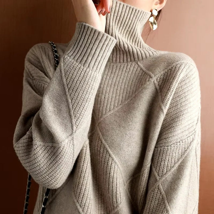 Drune | Weicher Cashmere Rollkragenpullover