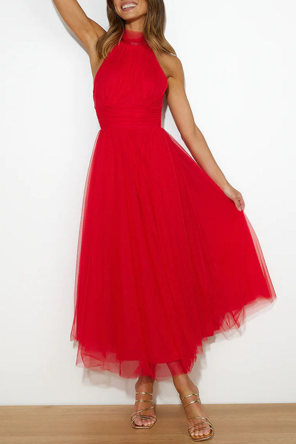 Drune | Kleid mit Langer Röcke Design