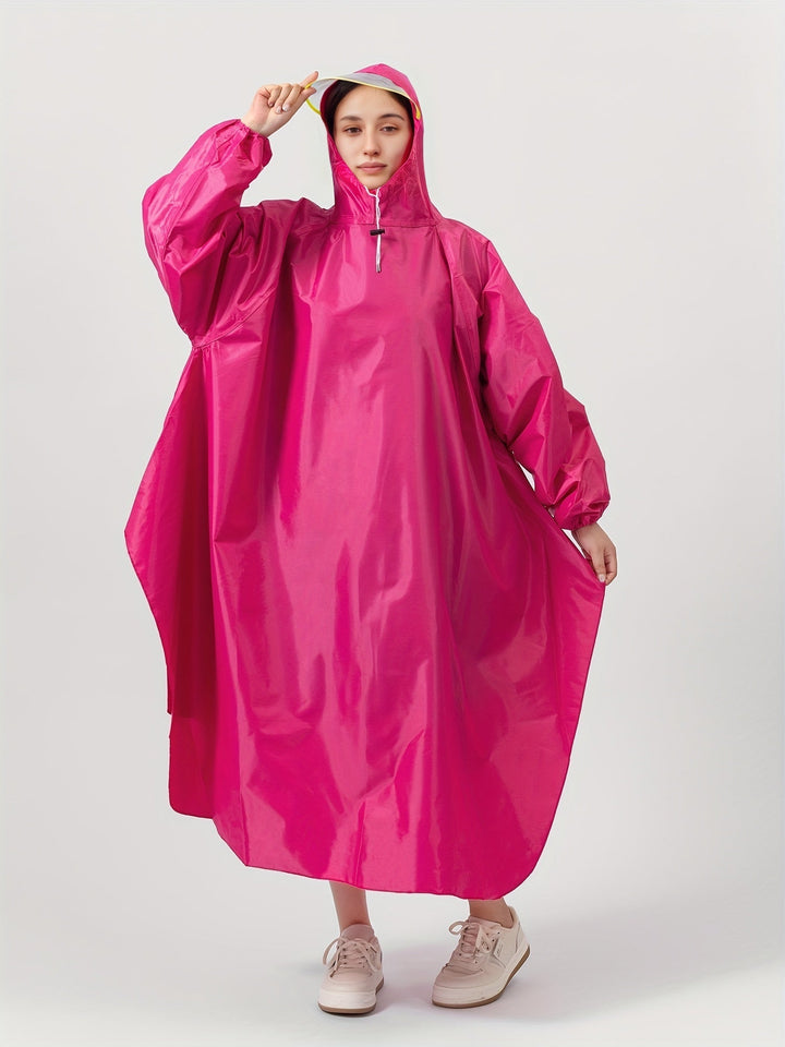 Drune | Wasserdichter Unisex Regenponcho Mit Kapuze