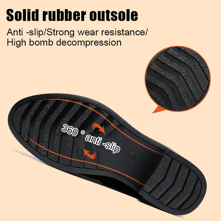 Drune | Damen Echtes Leder Metall Schnalle Samt Stiefel