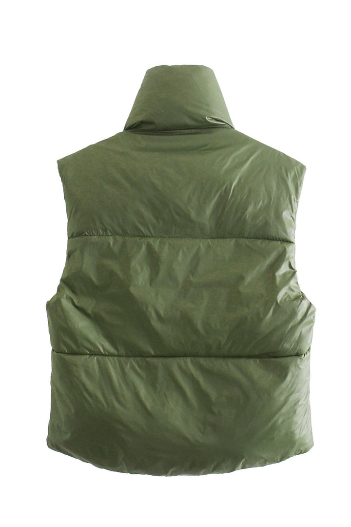 Drune | Zip-Up Drawstring Puffer Weste