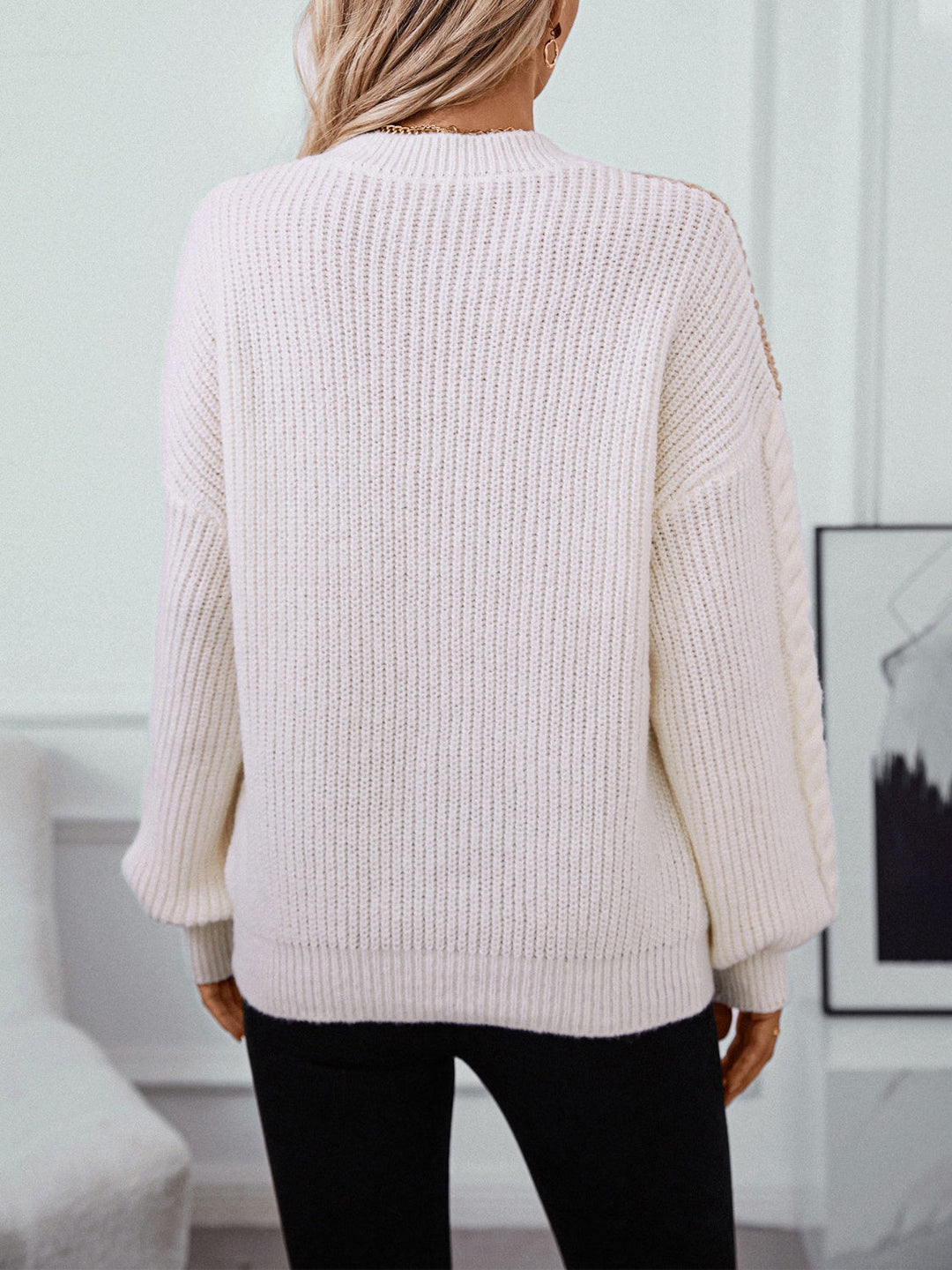 Drune | Strickpullover mit Farbblocken Weicher Strick Elegantes Design