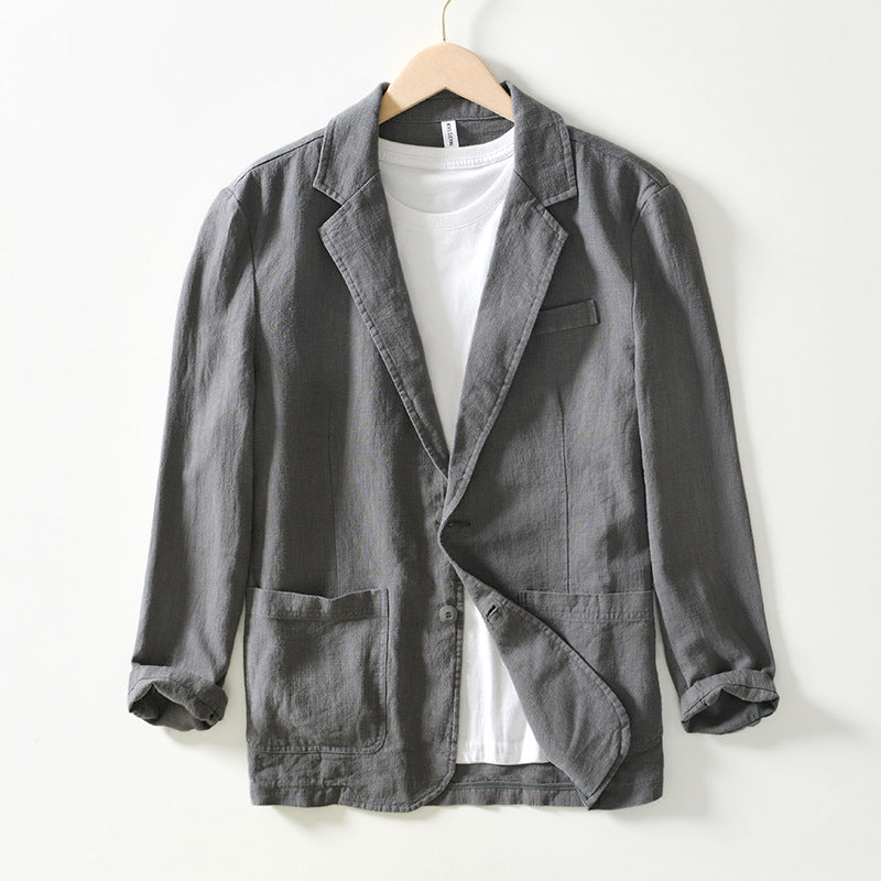 Herren Leichter Leinen Blazer