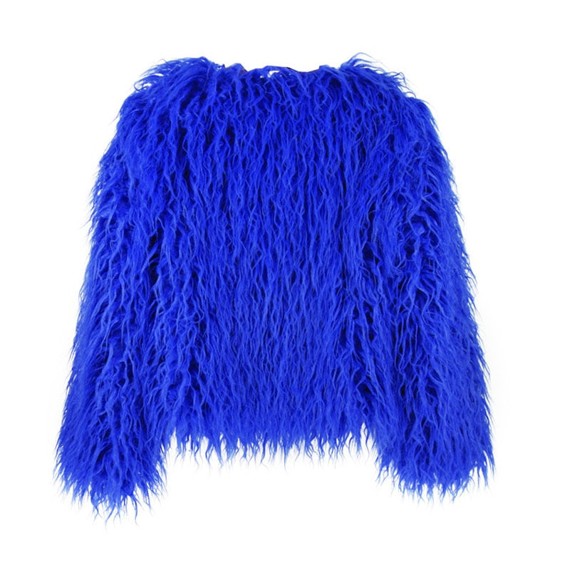 Drune | Eleganter Warmer Kunstpelzmantel für Herbst und Winter