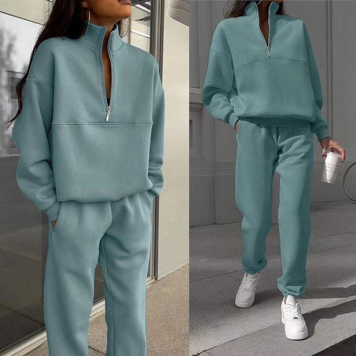 Drune™ - Neu Polokragen Mode Sweatshirt Anzug [Letzter Tag Rabatt]