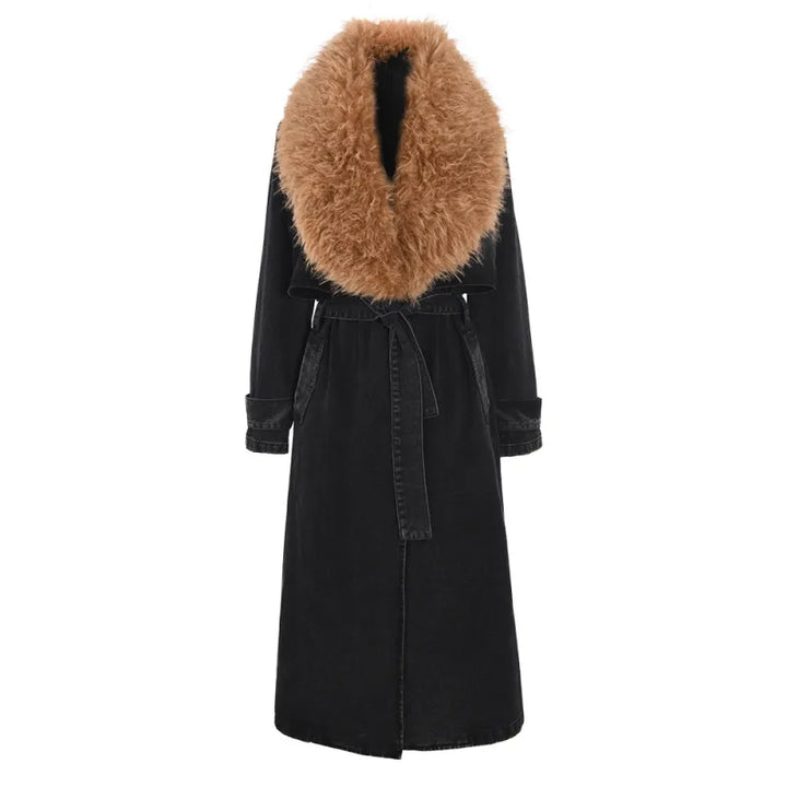 Drune | Trendy Jeans-Trenchcoat für Damen