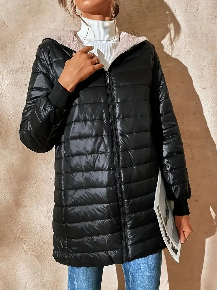 Drune | Gepolsterte Jacke mit Fleece-Futter und Kapuze