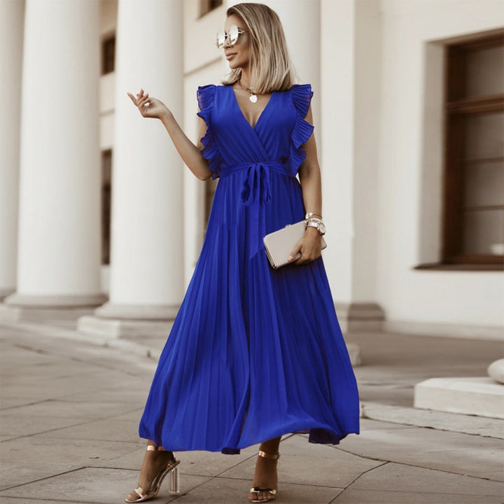 Drune | Plissee-Kleid aus Chiffon