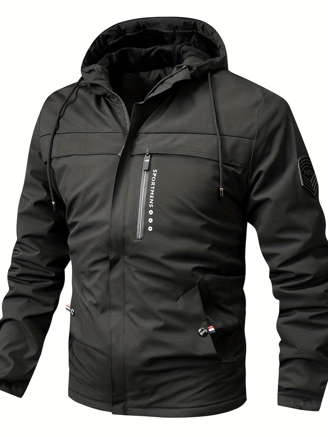 Drune | Fleece-Kapuzenjacke Für Outdoor-Aktivitäten Für Herren - Perfekt für Outdoor-Aktivitäten