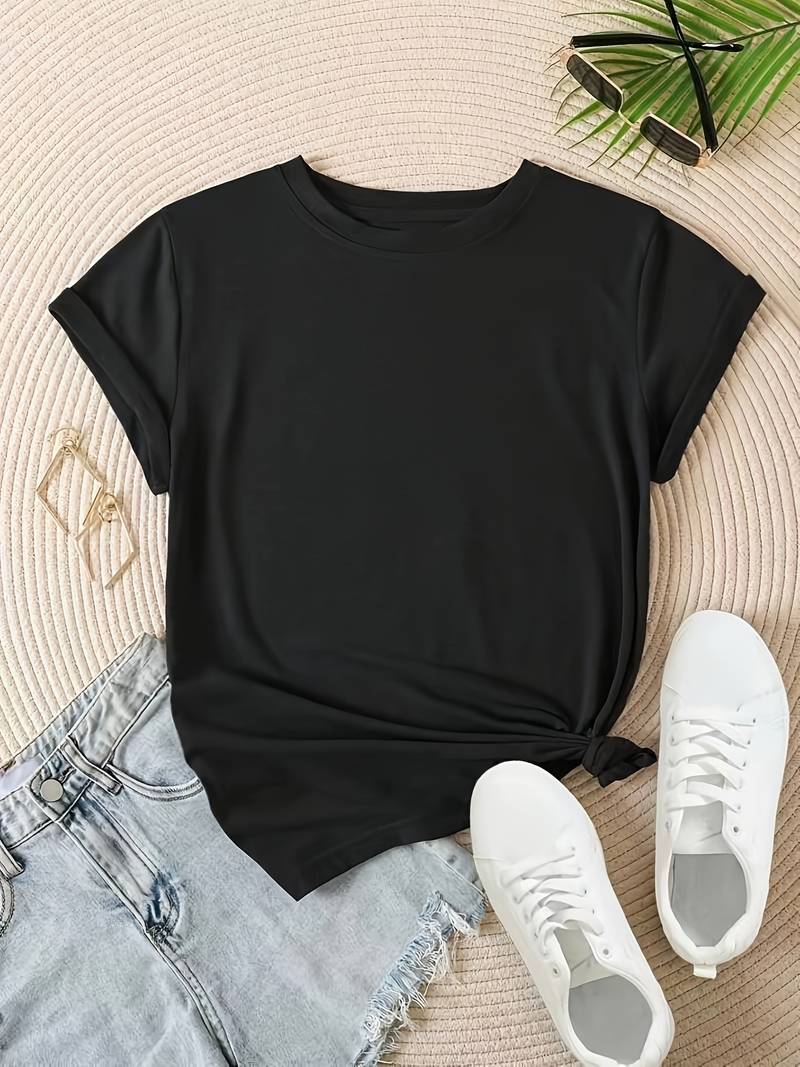 Drune | Schlichtes, einfaches Rundhals-T-Shirt