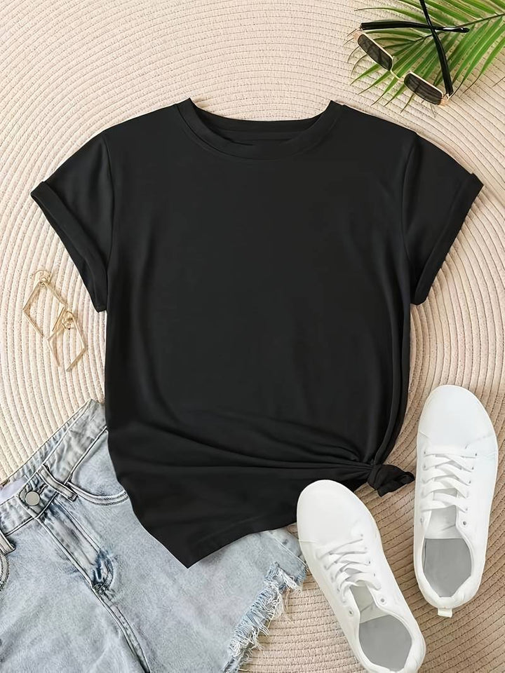 Drune | Schlichtes, einfaches Rundhals-T-Shirt