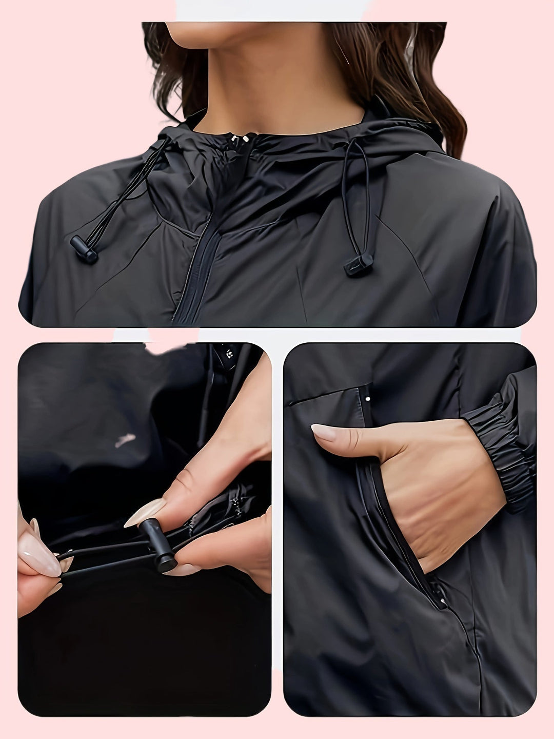 Drune | Sportliche Jacke Plus Size mit Kapuze