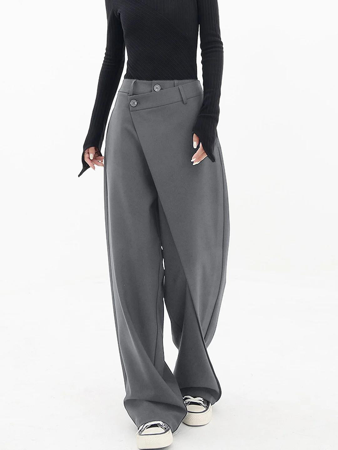 Drune | Weite Hosen mit Hoher Taille für Damen