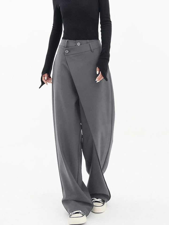 Drune | Weite Hosen mit Hoher Taille für Damen