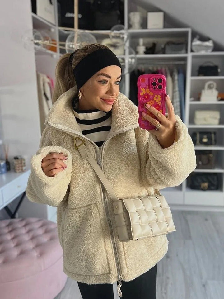 Drune | Stilvolle Damen Teddyjacke