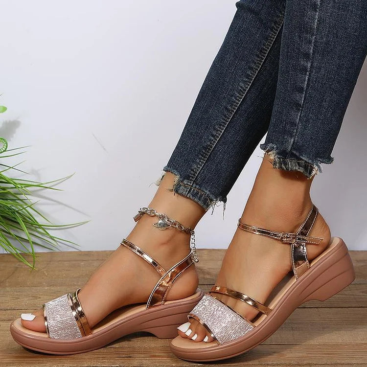 Drune | neue orthopädische Damen High Heels mit offener Zehe
