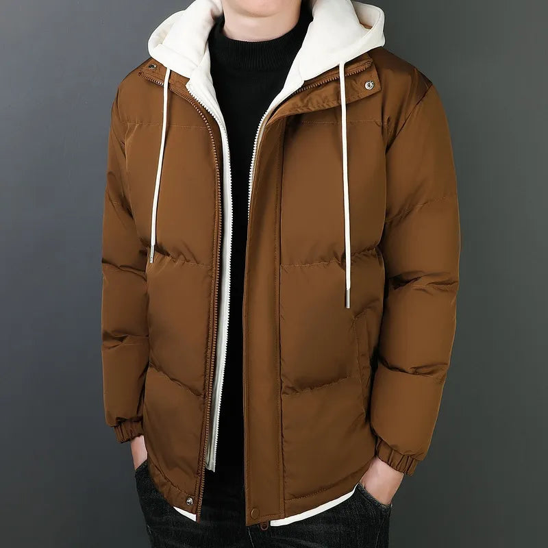 Drune | Herrenjacke aus schwerem Baumwollstoff mit winddichter Kapuze