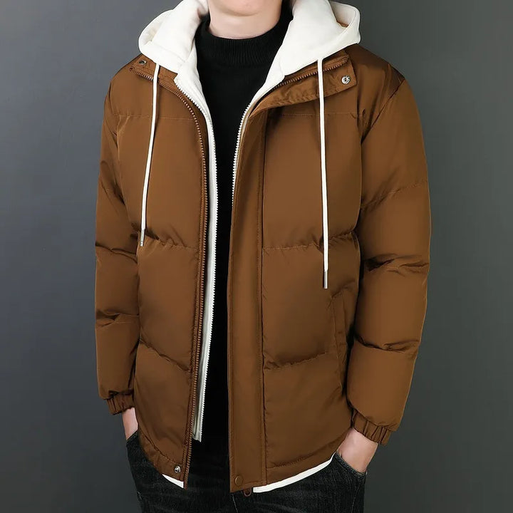 Drune | Herrenjacke aus schwerem Baumwollstoff mit winddichter Kapuze