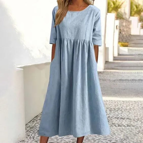 Drune | Elegantes, Bequemes Baumwollkleid