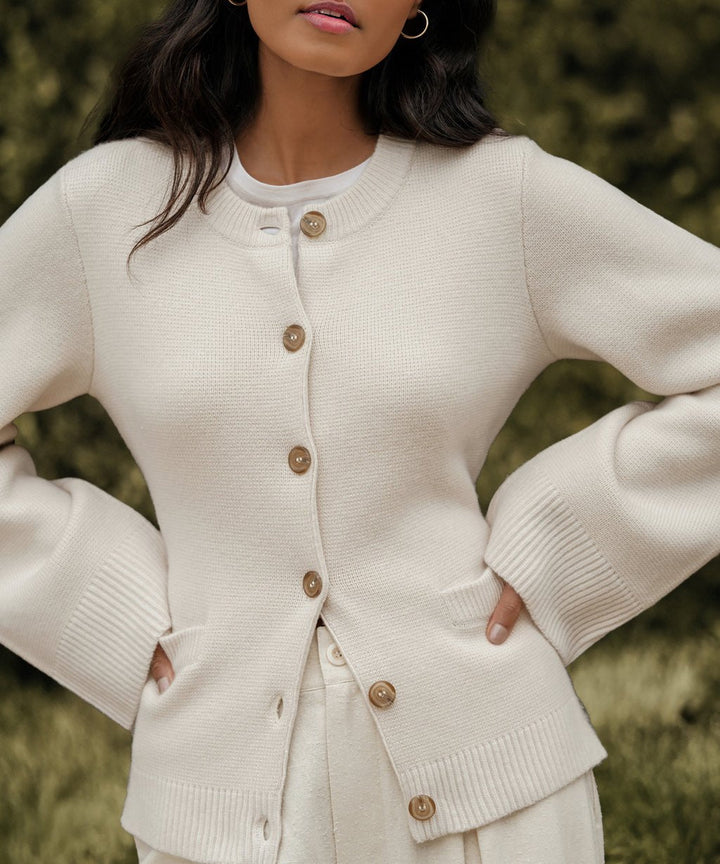 Drune | Ultraweicher Knopf-Cardigan für Frauen