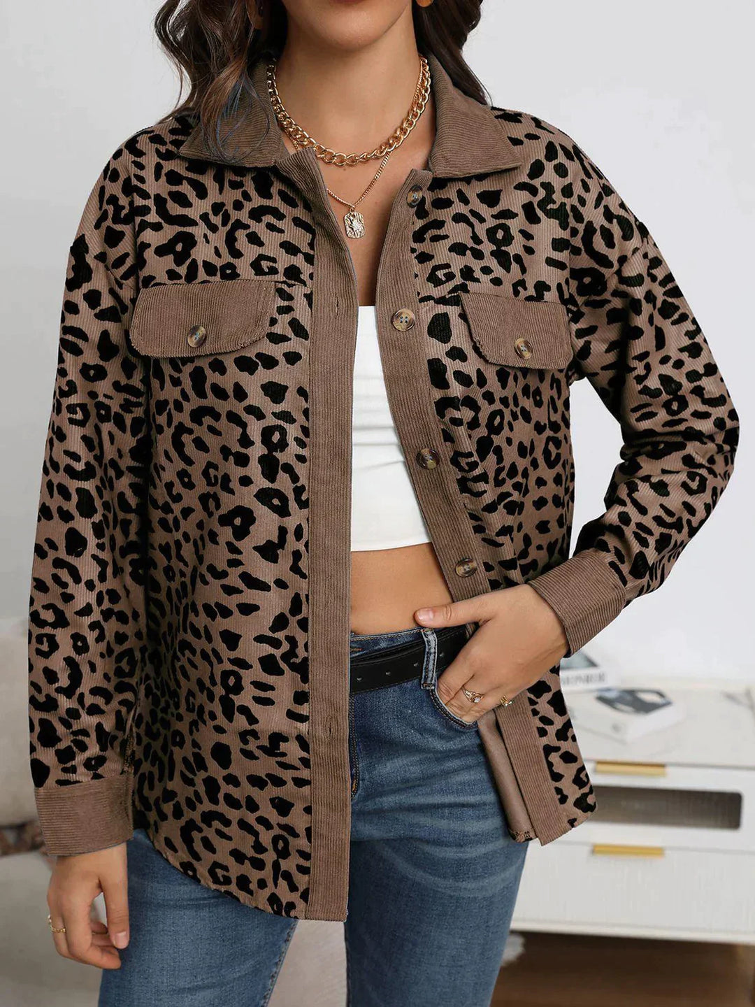 Drune | Leopardjacke Für Auffällige Outfits
