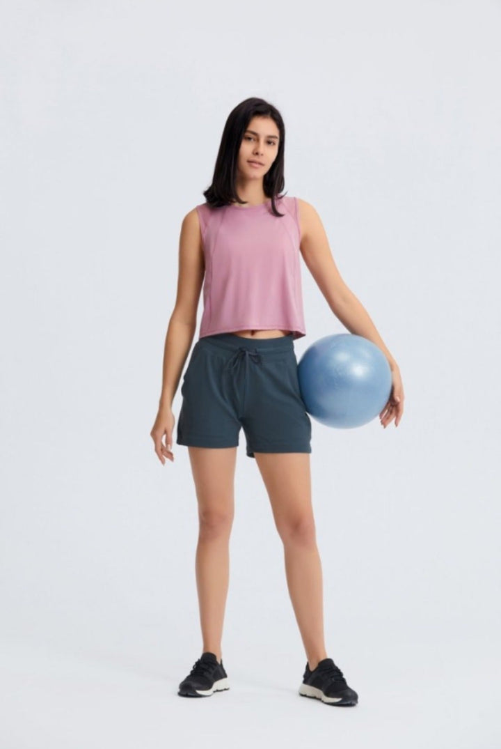 Drune | Schnell trocknende Sport-Yoga-Weste mit Anti-Licht-Design