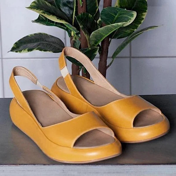 Drune | Damen Bequeme Schlichte Sandalen Freizeit