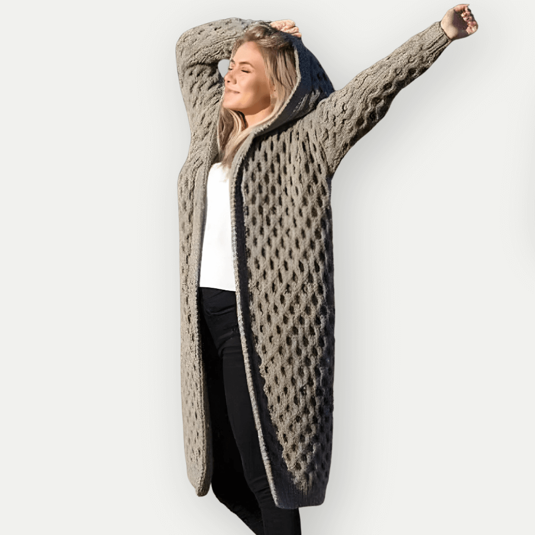 Drune | Damen Kapuzenjacke mit langen Ärmeln