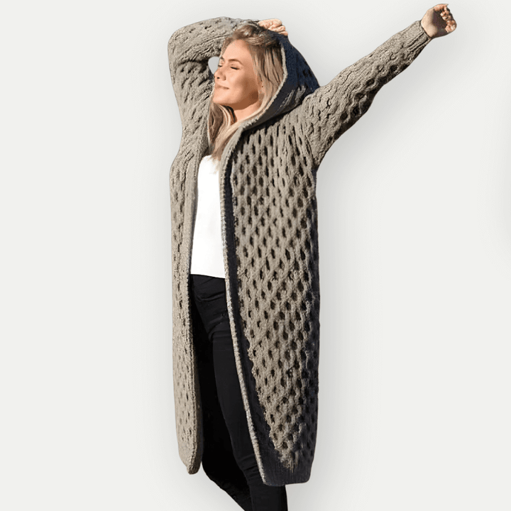 Drune | Damen Kapuzenjacke mit langen Ärmeln