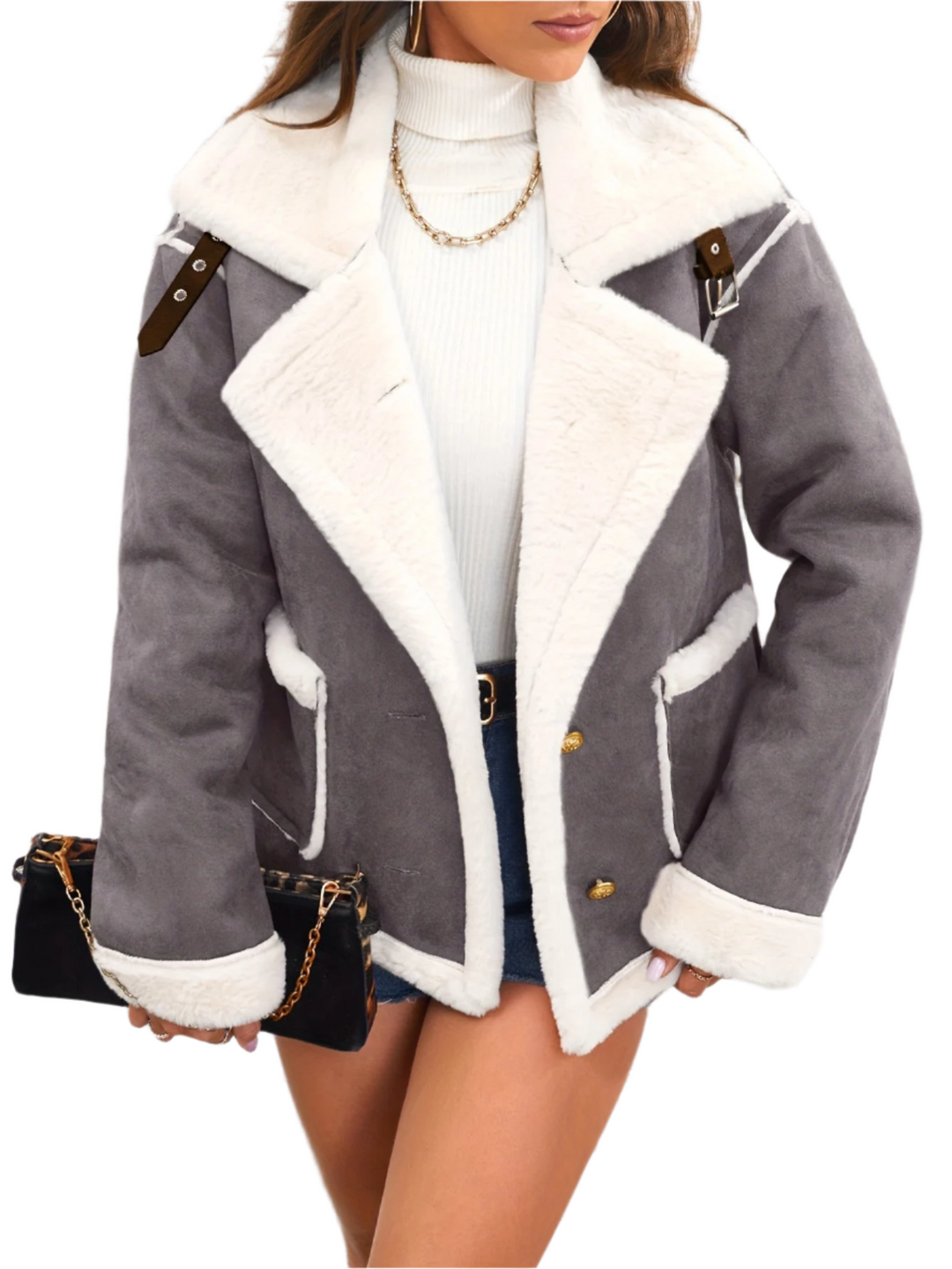 Drune | Elegante Teddy Winterjacke für Damen