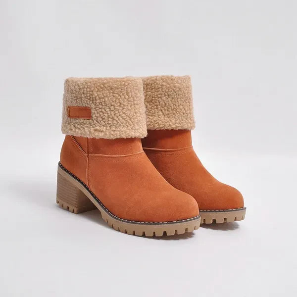 Drune | Damen Weiche Wasserdichte Stiefel mit Wollfutter