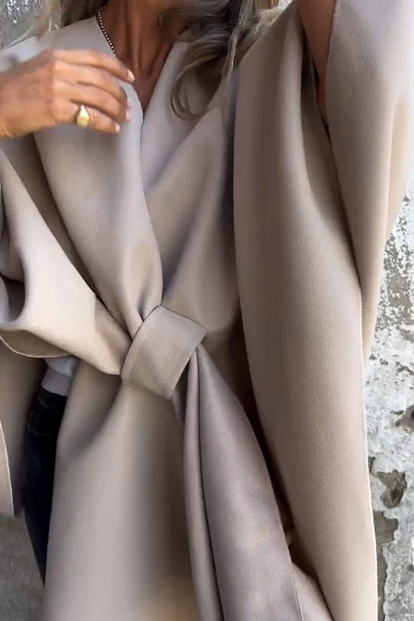 Drune | Loser V-Ausschnitt Schal Cape Jacke