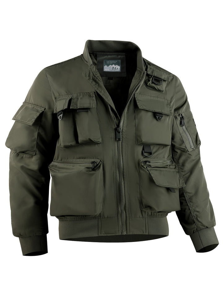 Drune | taktische Windjacke Cargo mit mehreren Taschen für Herren - Perfekt für Outdoor-Aktivitäten