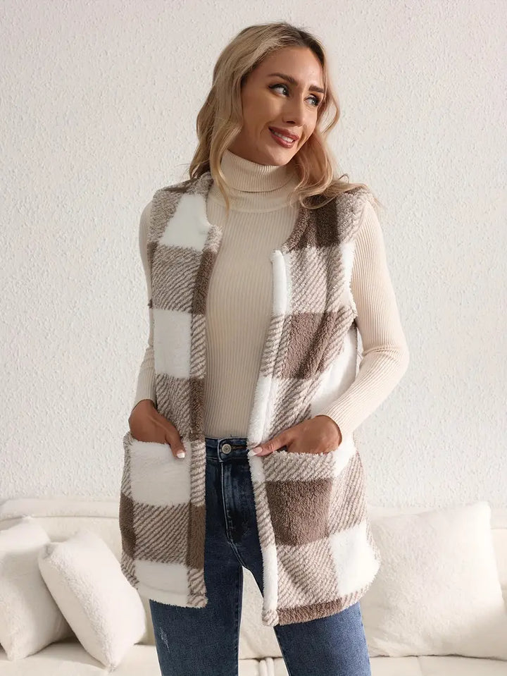 Drune | Sherpa Check Weste