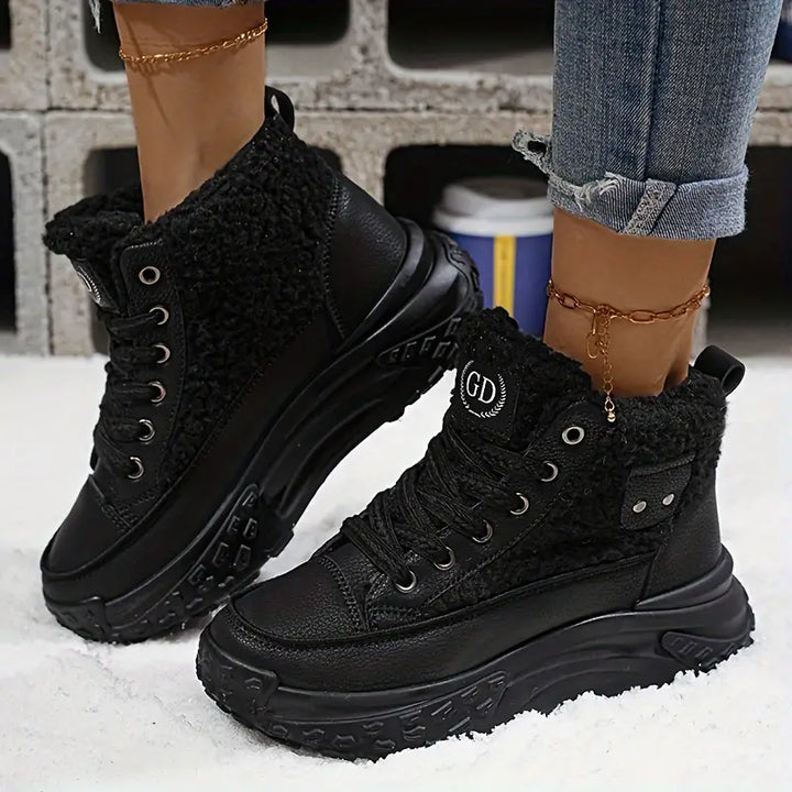 Drune – Wasserdichte Plüsch-Stiefeletten