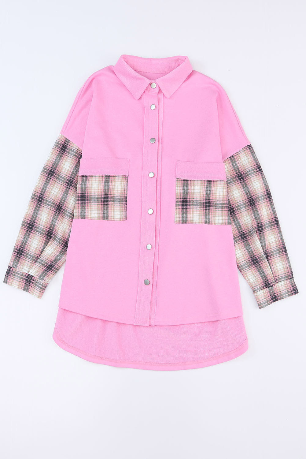 Drune | Gepunktete Flanellhemden Polyester und Baumwolle Einzigartiger Look
