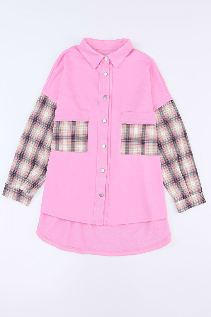 Drune | Gepunktete Flanellhemden Polyester und Baumwolle Einzigartiger Look