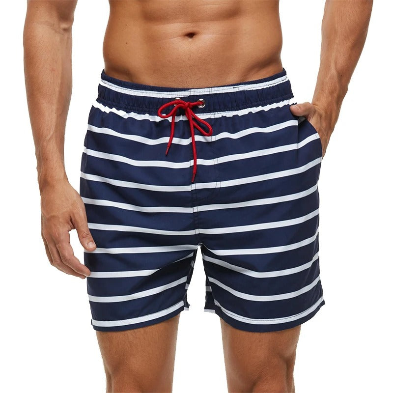 Drune | Atmungsaktive Badeshorts mit Funky Print für Männer