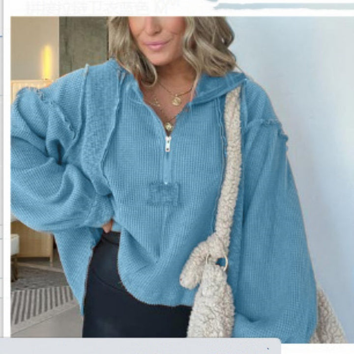 Drune | Damenpullover mit unregelmäßigem Saum für Herbst und Winter