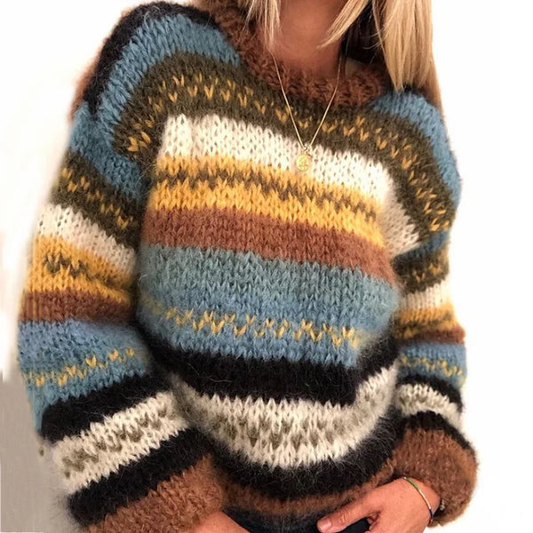 Drune | Norwegerpullover - warmer, farbenfroher skandinavischer Damenpullover