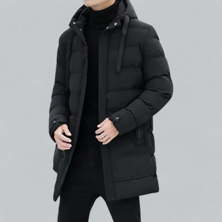 Drune | Lang geschnittene gepolsterte Winter Parka Jacke